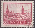 Poland 1960 Paisaje 60 Groszv Rojo Scott 952